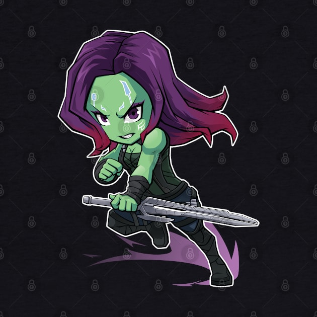 Gamora Chibi by Xar623